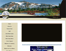 Tablet Screenshot of newhopeaurora.org